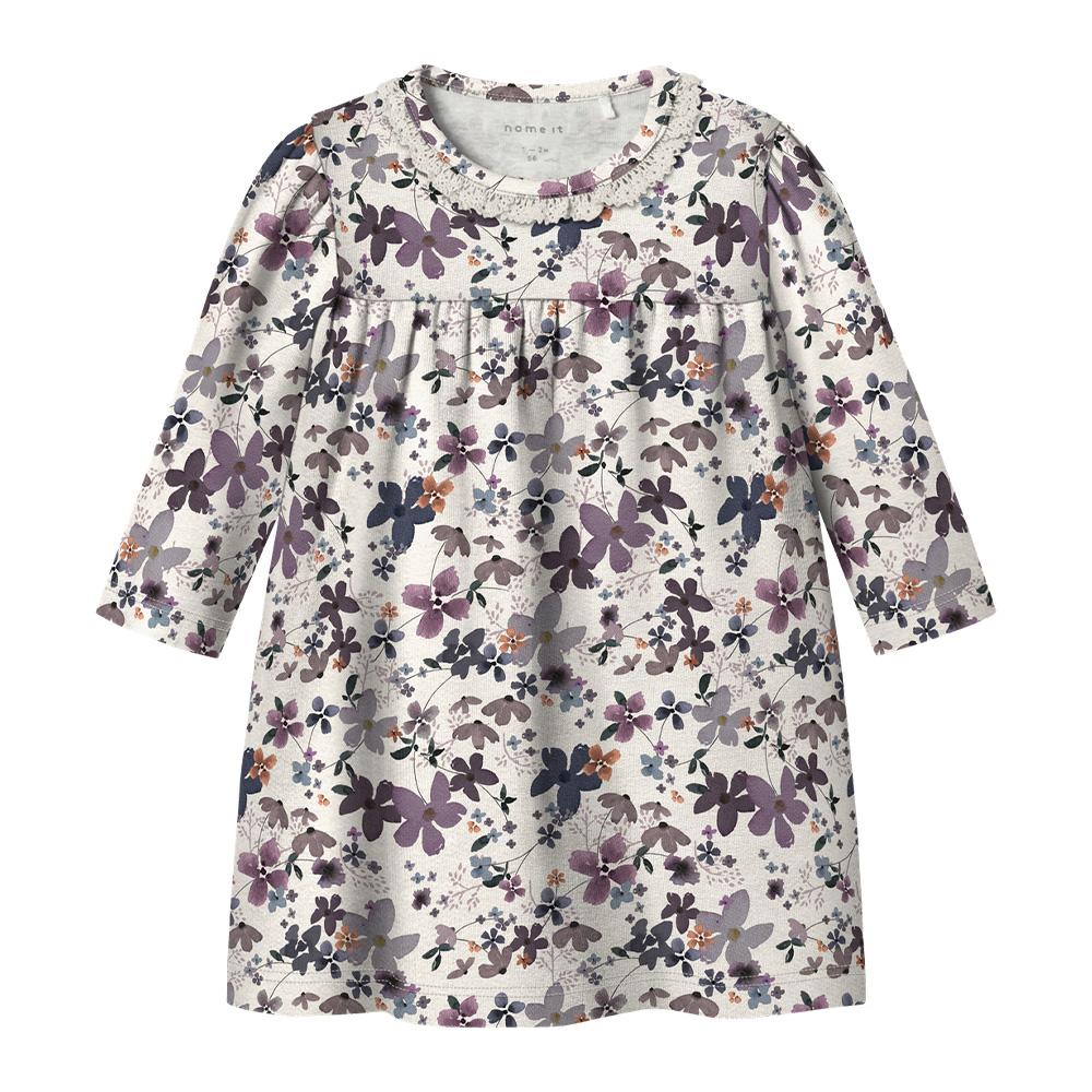 Robe Fleuris Écru Fille Name it Naline pas cher