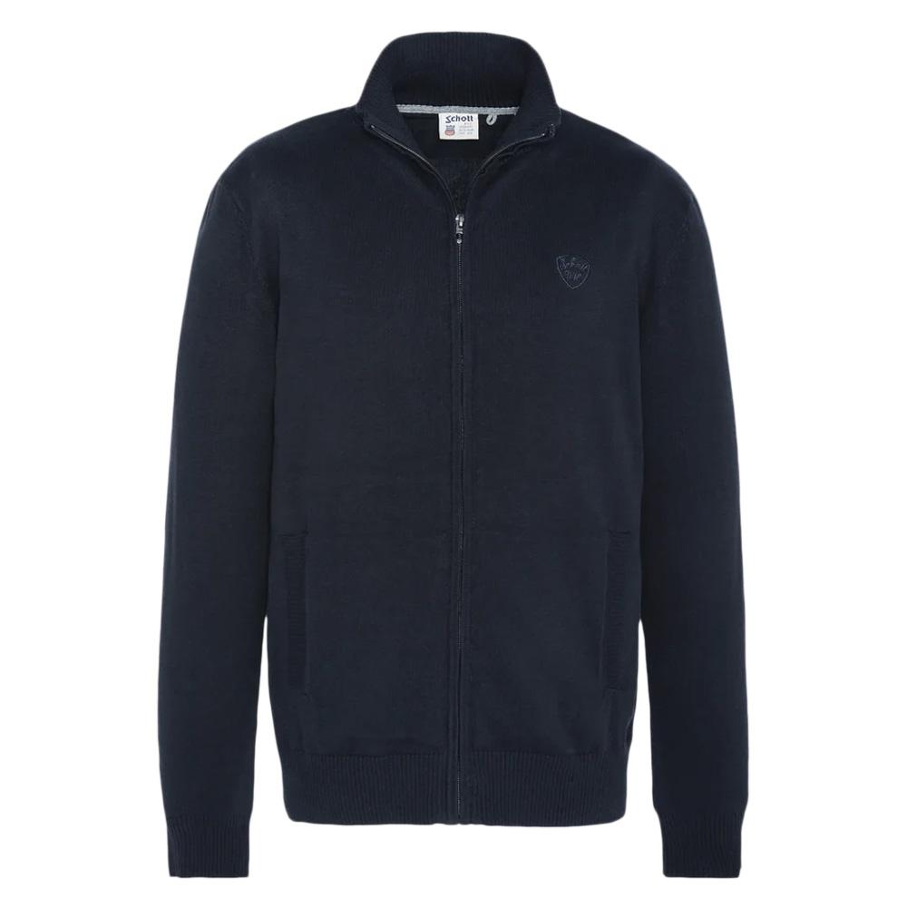 Gilet Zippé Marine Homme Schott PLB120 pas cher