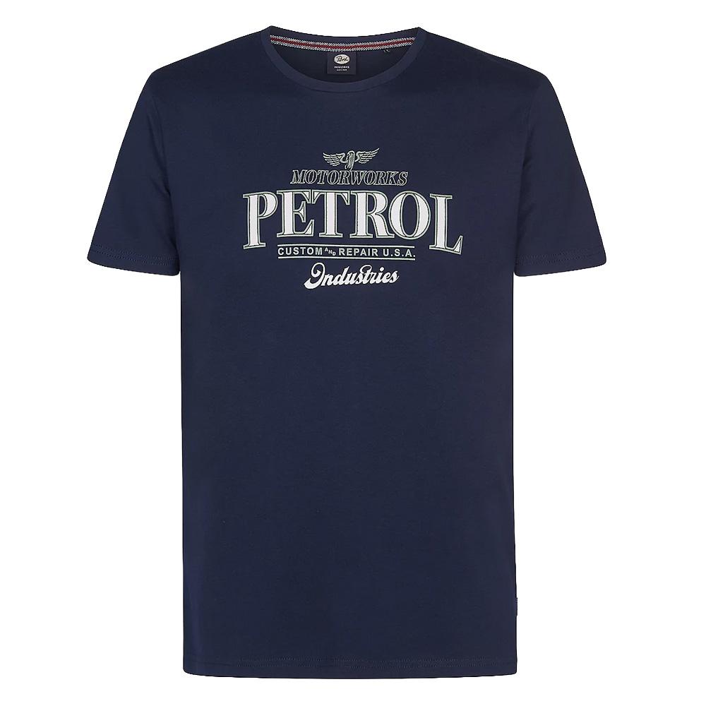T-Shirt Marine Homme Petrol Industries Classics pas cher
