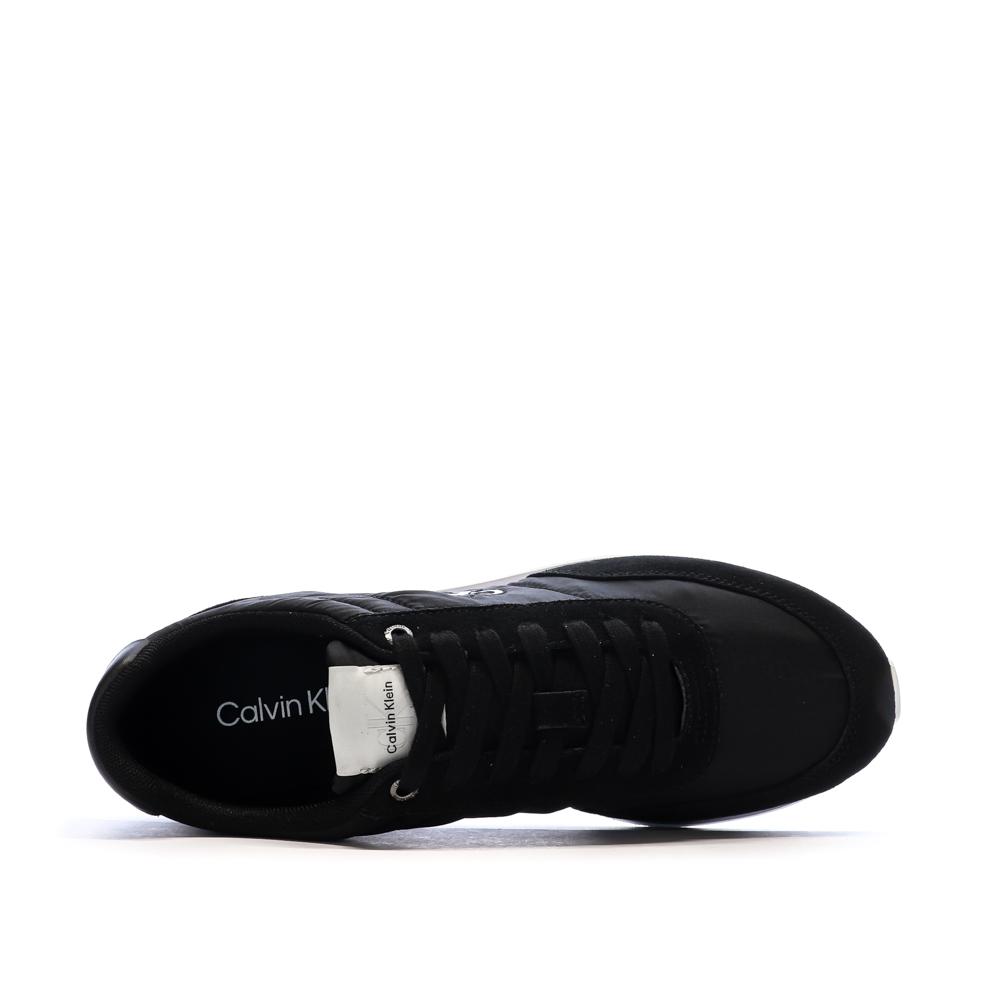 Baskets Noir/Blanc Homme Calvin Klein Jeans Retros vue 4