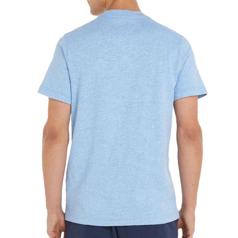 T-shirt Bleu Homme Tommy Hilfiger Heathered vue 2