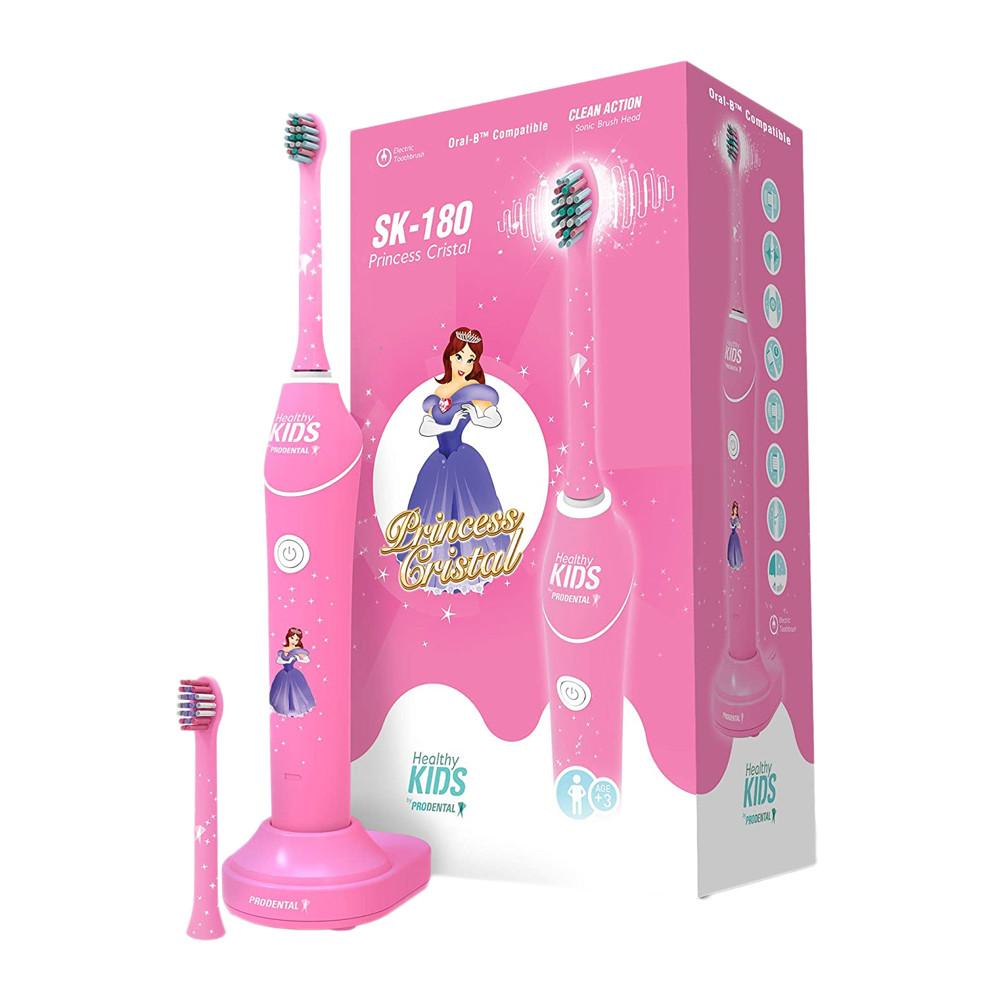 Brosse à Dents électrique Rose Fille Prodental Sk-180 Princess Cristal pas cher