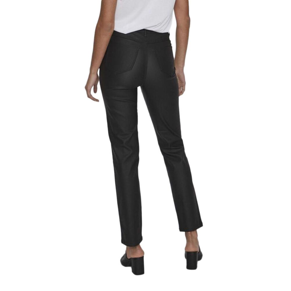 Jean Enduit Noir Femme Vila Commit vue 2