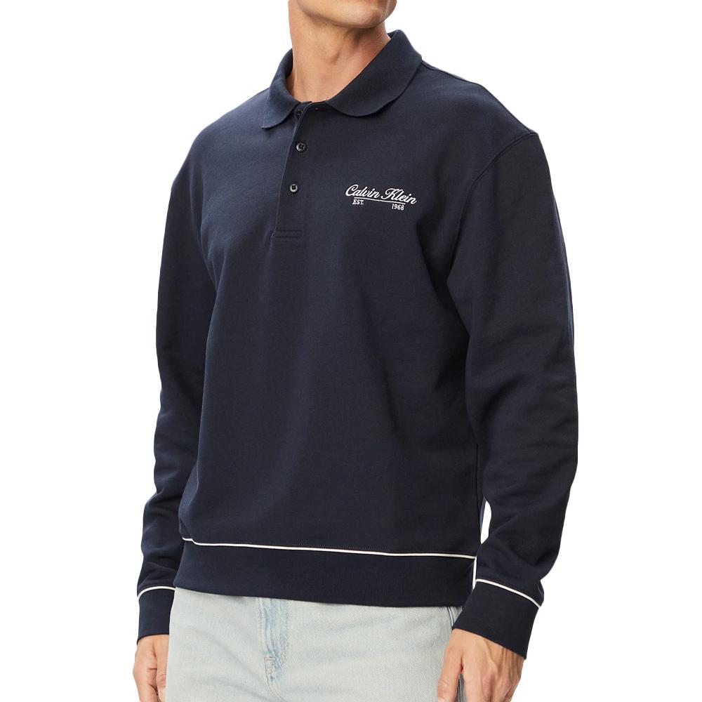 Calvin Klein Jeans Men’s Navy Terry Sweatshirt affordable