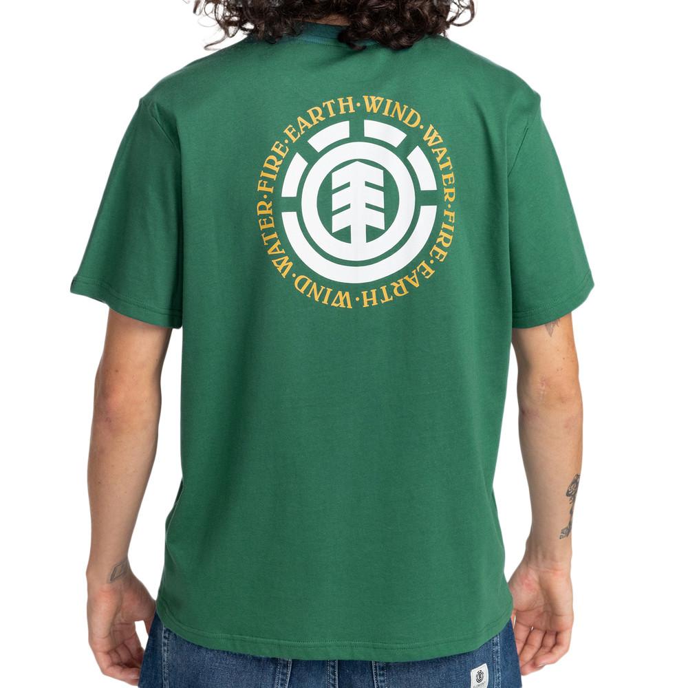 T-shirt Vert Homme Element Seal vue 2