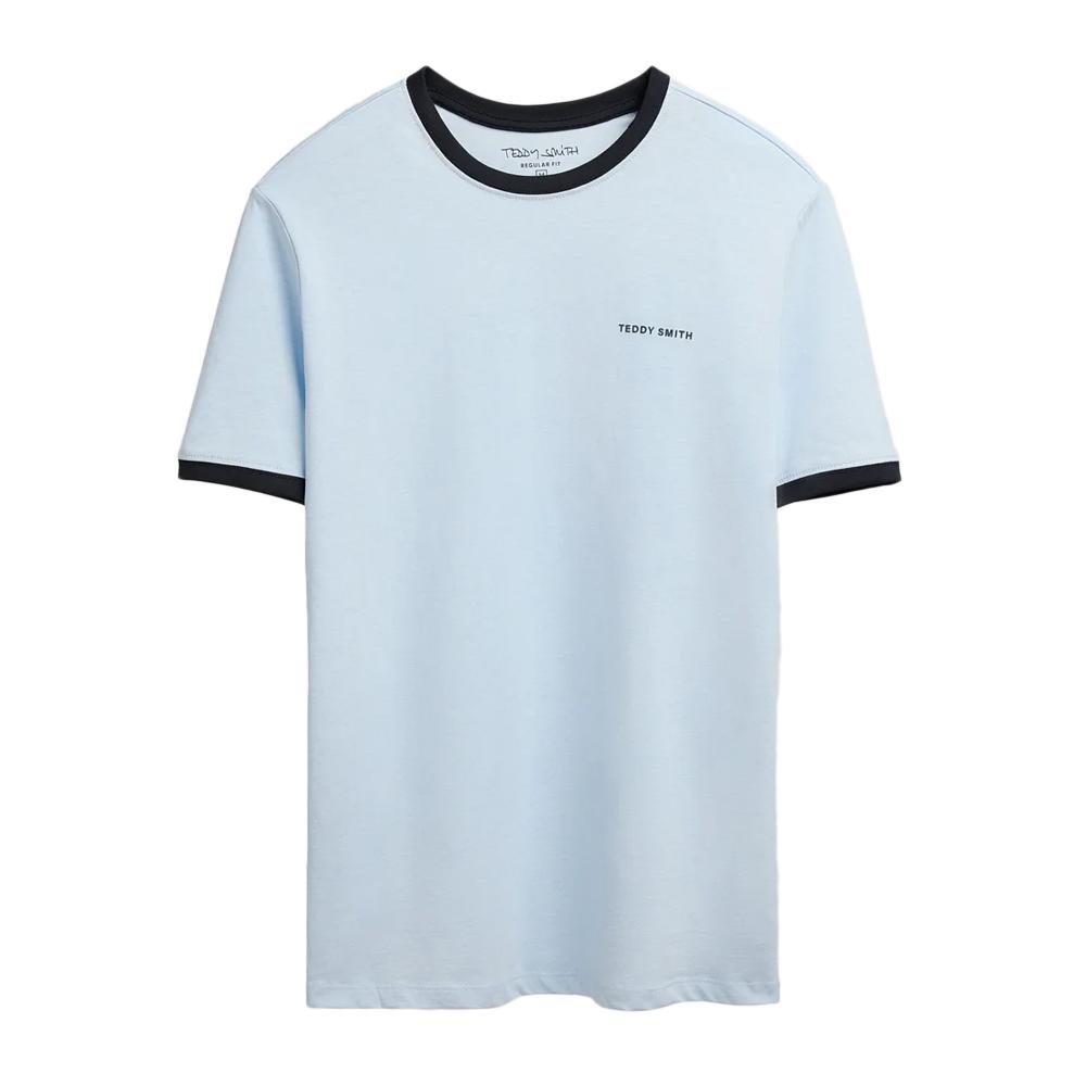 T-shirt Bleu Homme Teddy Smith 2R 11016811D pas cher