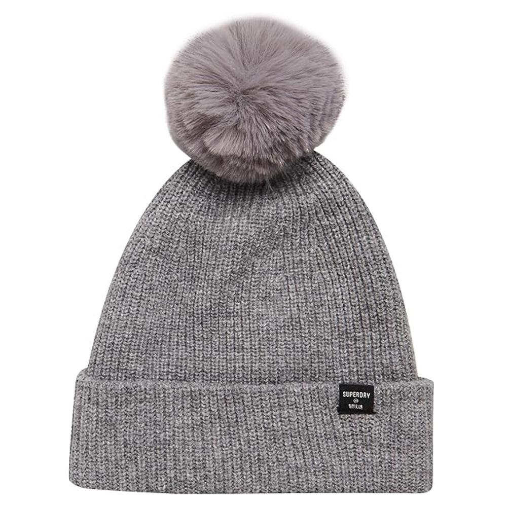 Bonnet Gris Homme Superdry Heritage pas cher