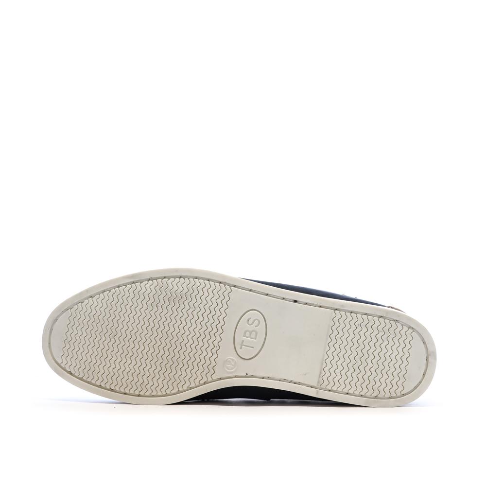 TBS Hellios Navy/Brown Boat Shoes Photo of the Espace des Marques %store% store - view of %key%