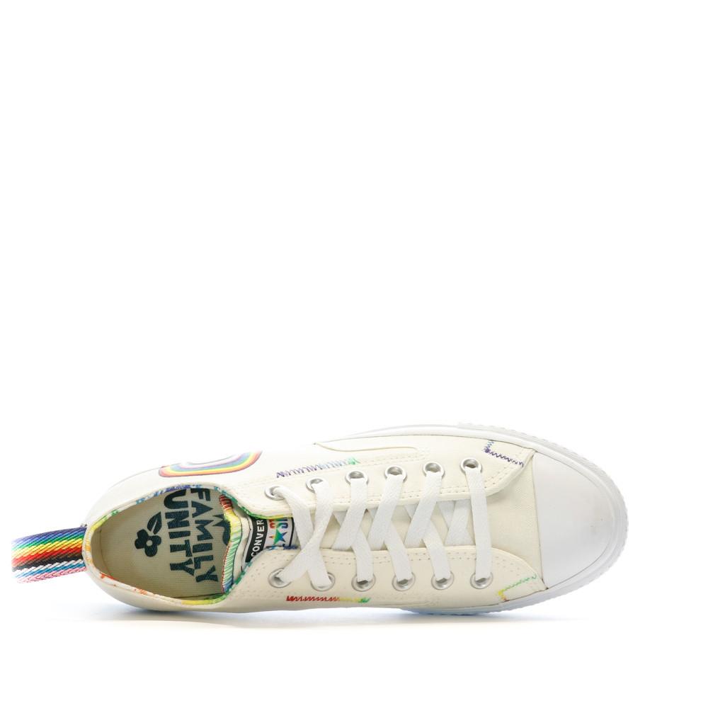 Baskets Ecrus Femme Converse CTAS Lift OX vue 5
