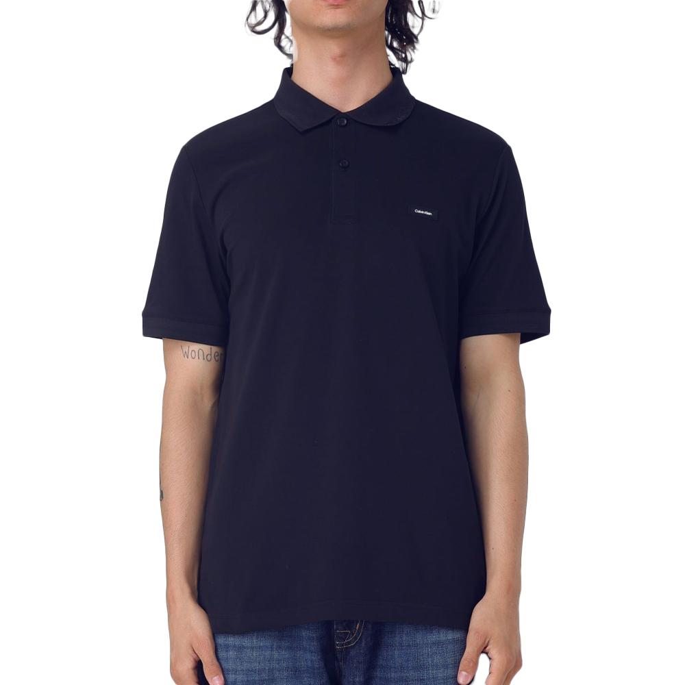 Polo Marine Homme Calvin Klein Jeans Thermo Tech Pique pas cher