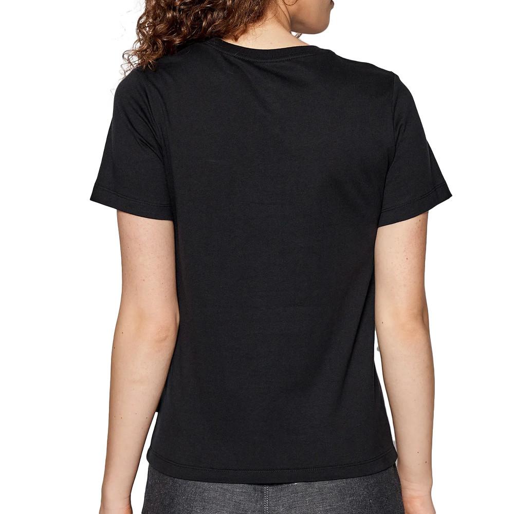 T-shirt Noir Femme Converse Inspired Takedown vue 2