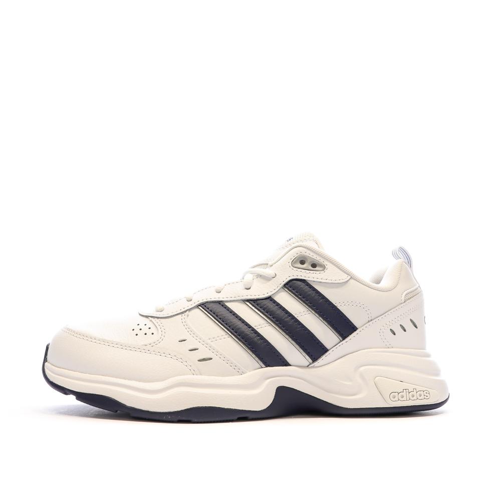 Baskets Blanches/Noires Homme Adidas Strutter pas cher