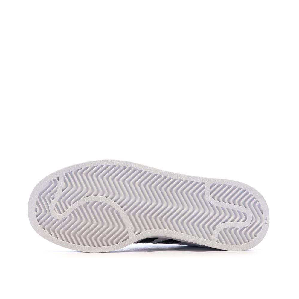 Baskets Blanc/Noir Junior Adidas Superstar II vue 5