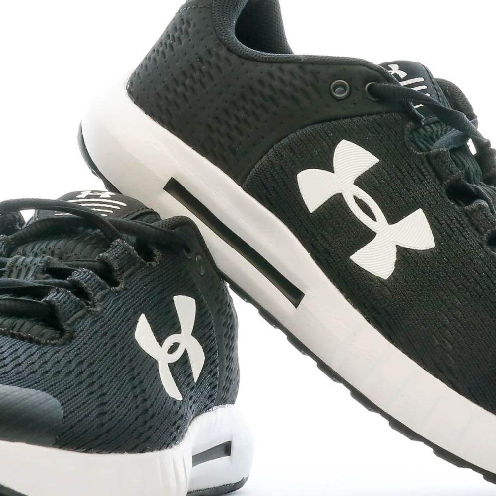 Chaussures de running Noires/Blanches Femme Under Armour Micro vue 7
