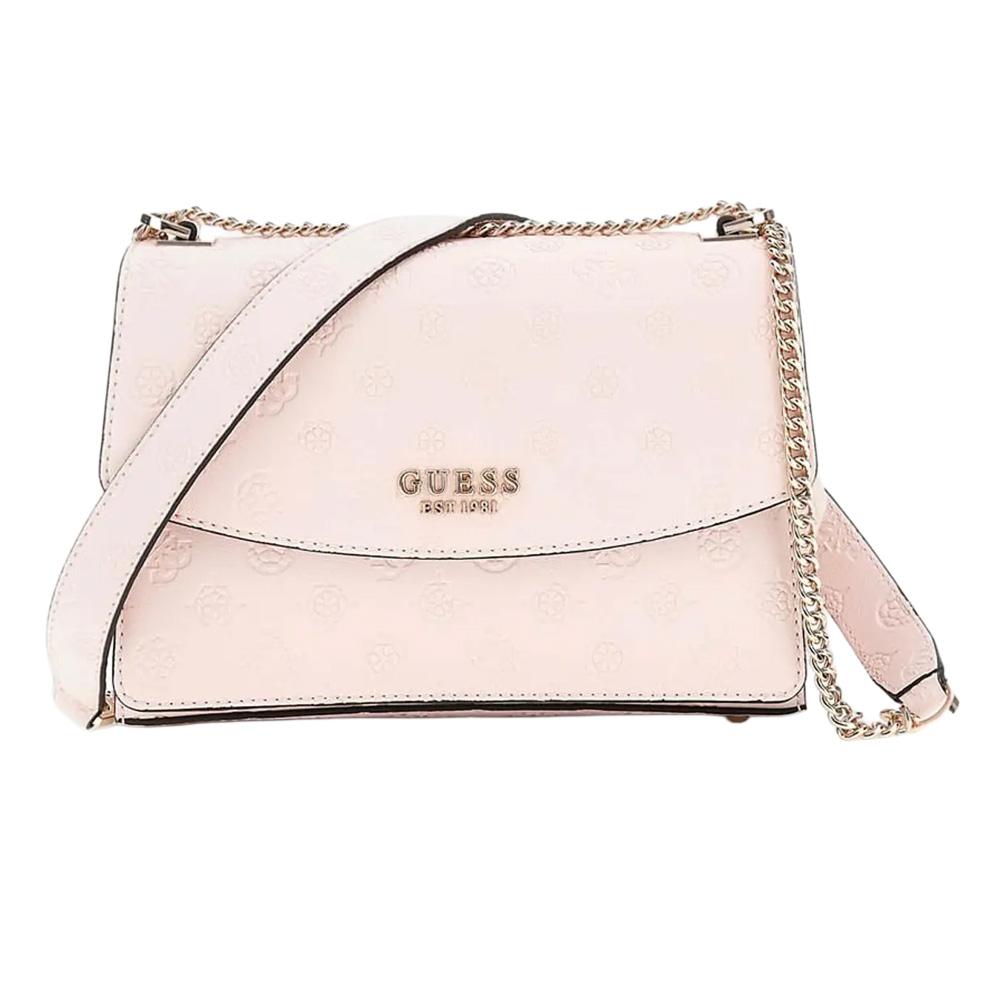 Sac à Bandoulière Rose Pale Femme Guess Phoebe pas cher