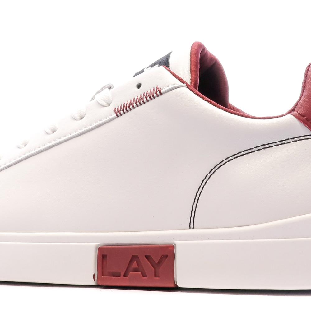 Baskets Blanches/Rouge Homme Replay Polaris vue 7
