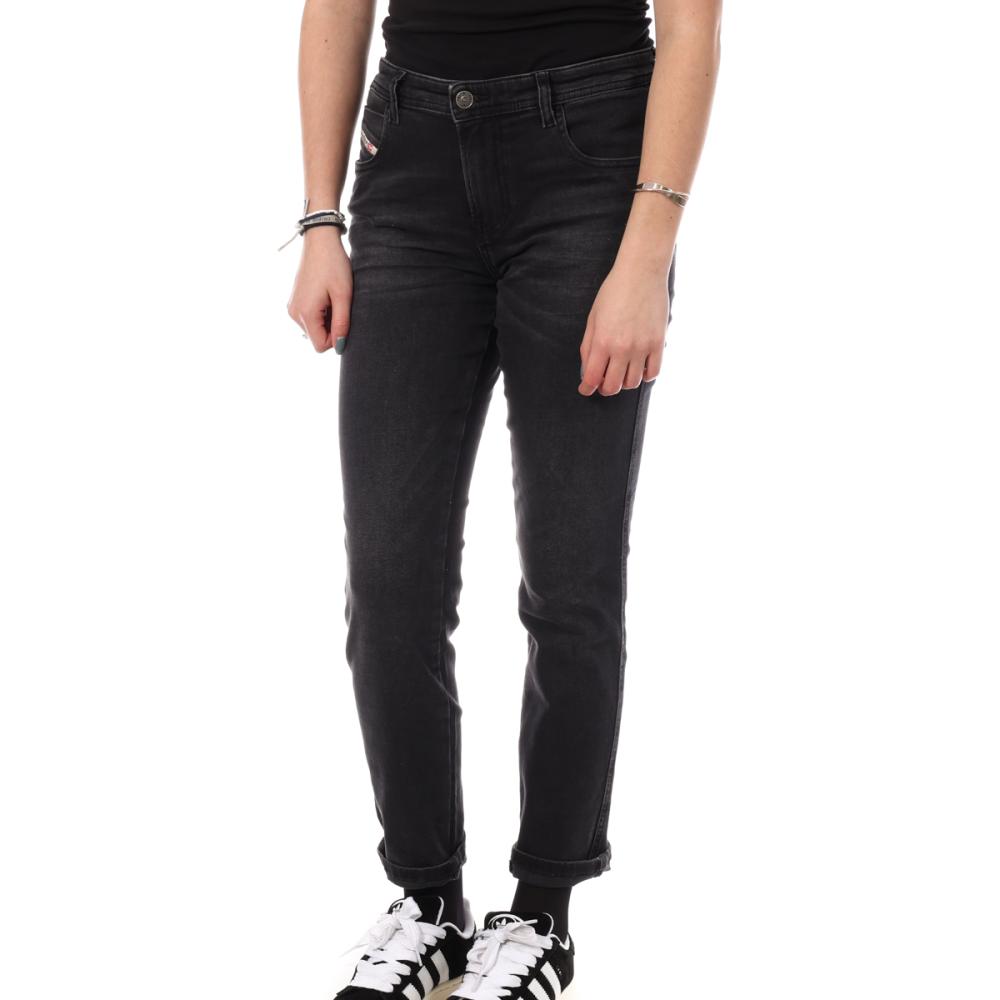 Jean Slim Noir Femme Diesel 2015 Babhila pas cher