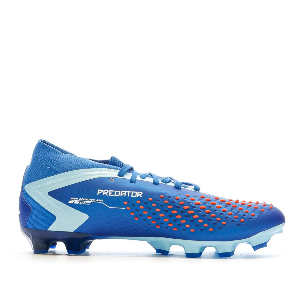 Chaussures de foot Bleues Homme Adidas Predator Accuracy.2 MG vue 2