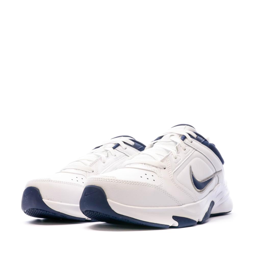 Baskets Blanc/Marine Homme Nike Defyallday vue 6