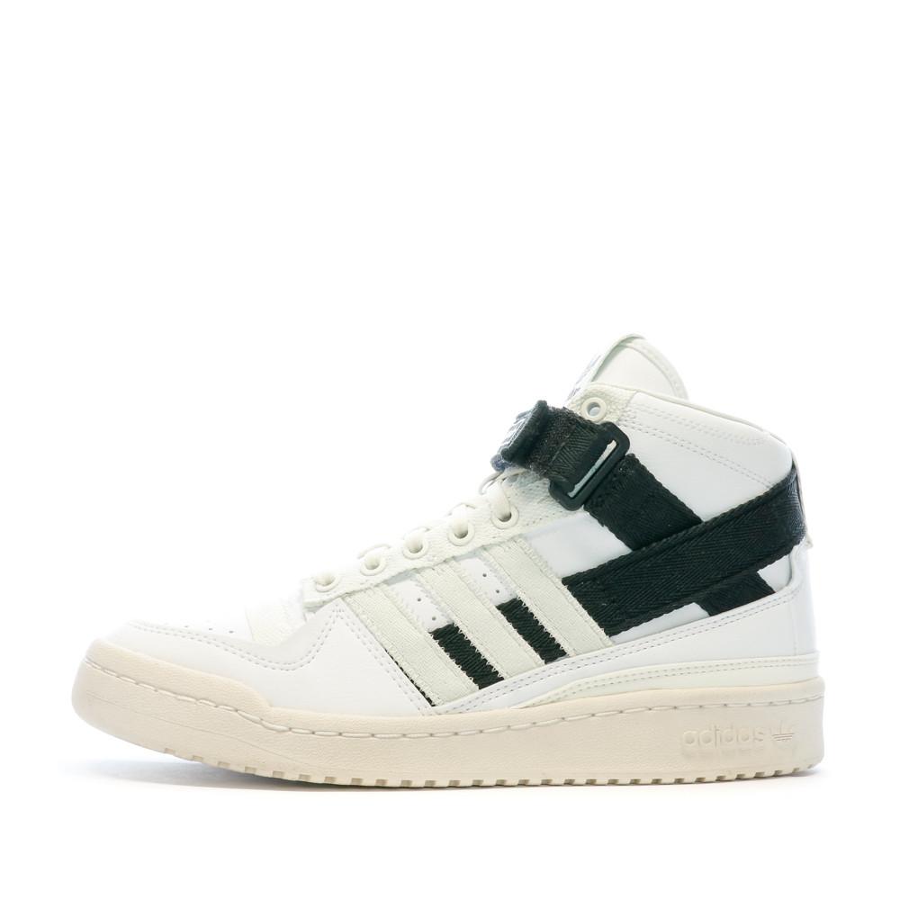 Baskets Blanches Mixte Adidas Forum Mid Parley pas cher
