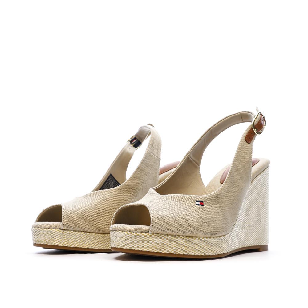 Sandales Beiges Femme Tommy Hilfiger Wedge vue 6