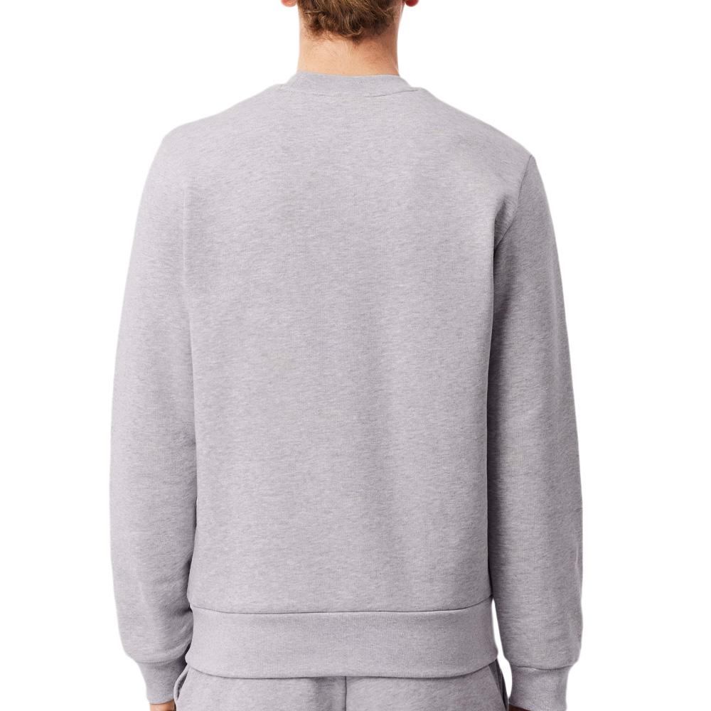 Sweat Gris Homme Lacoste SH9608CCA vue 2