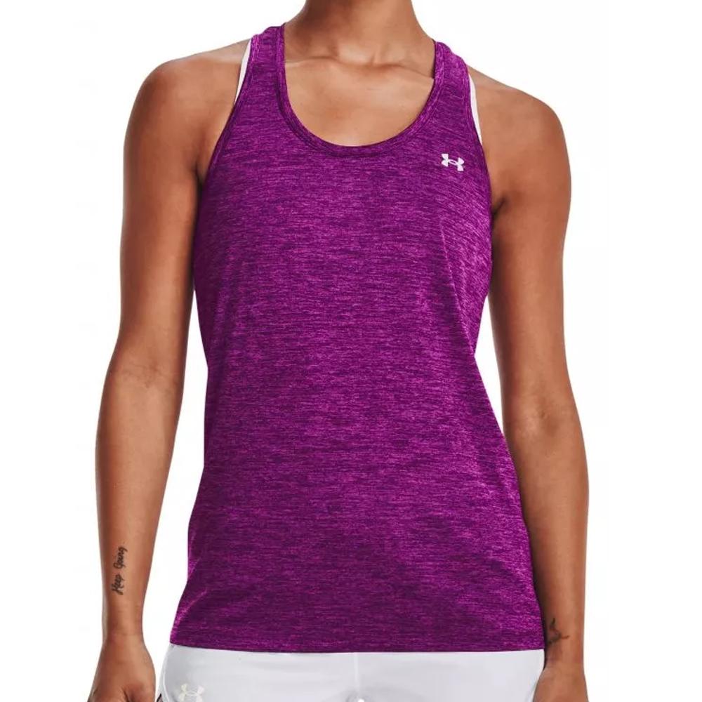 Débardeur Violet Femme Under Armour Tech Tank Twist pas cher