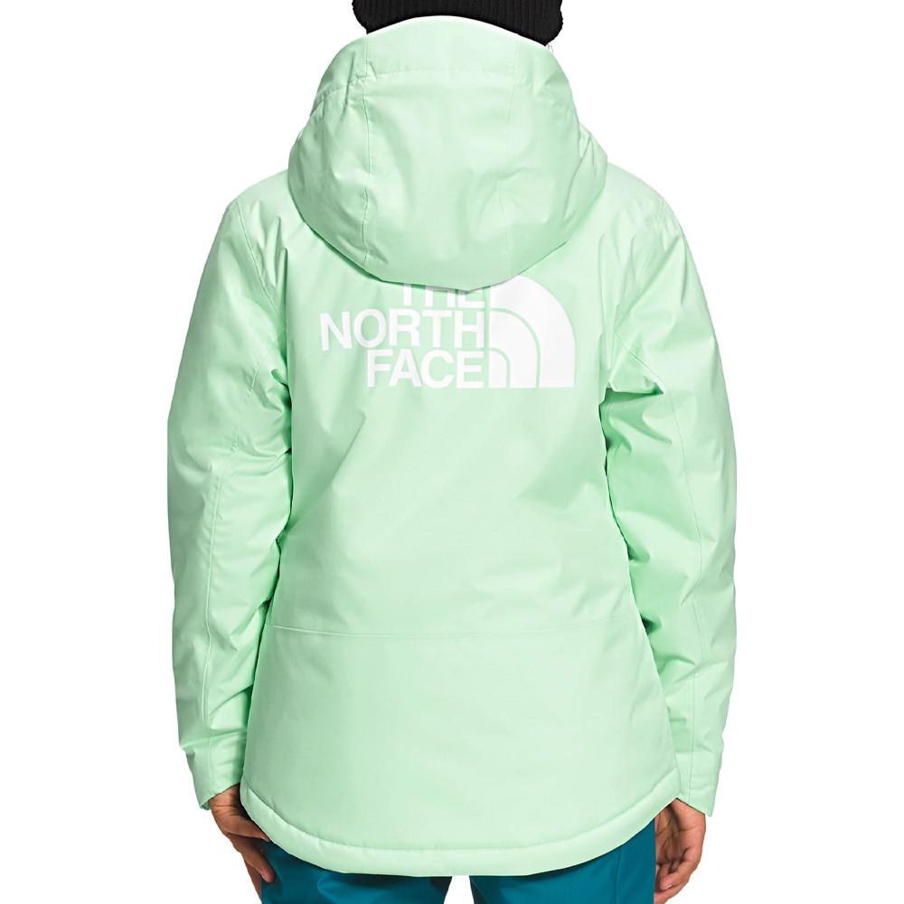Manteau de ski Vert Fille The North Face Freedom Insulated vue 2