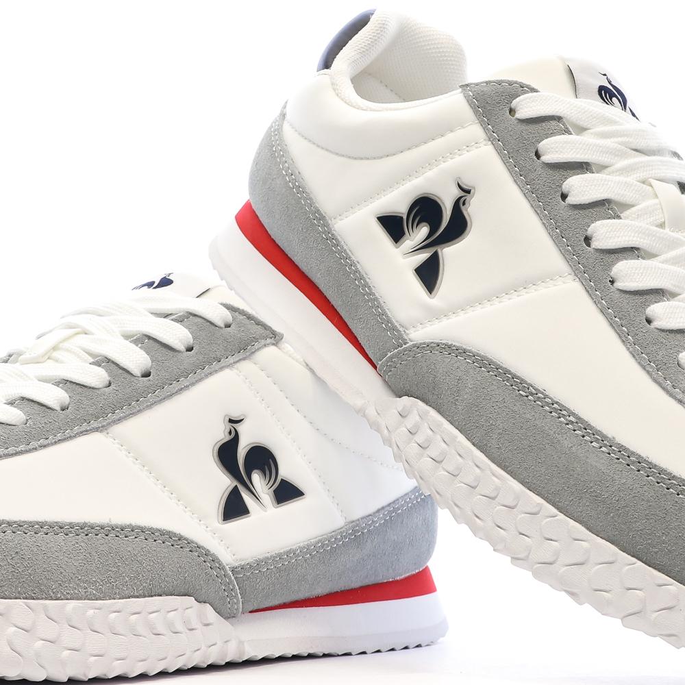 Baskets Blanches/Grises Homme Le Coq Sportif Veloce I Optical vue 7