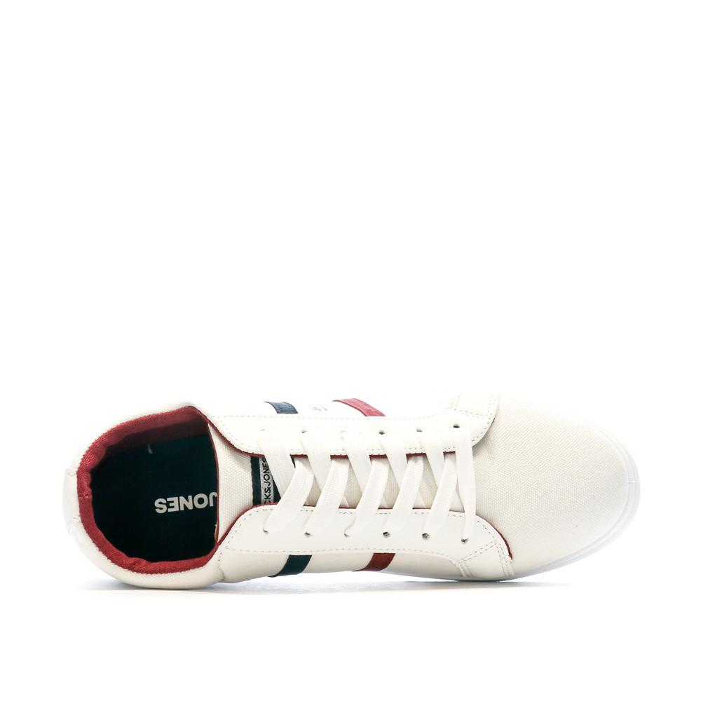 Baskets Blanches Homme Jack & Jones Canvas Combo vue 4