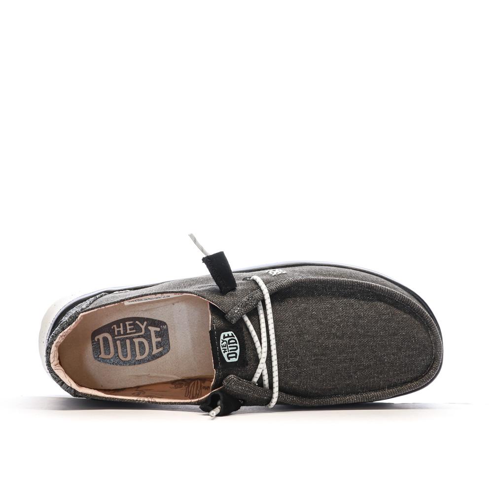 Chaussures Gris Moyen Femme Hey Dude Wally Sport Mesh vue 4