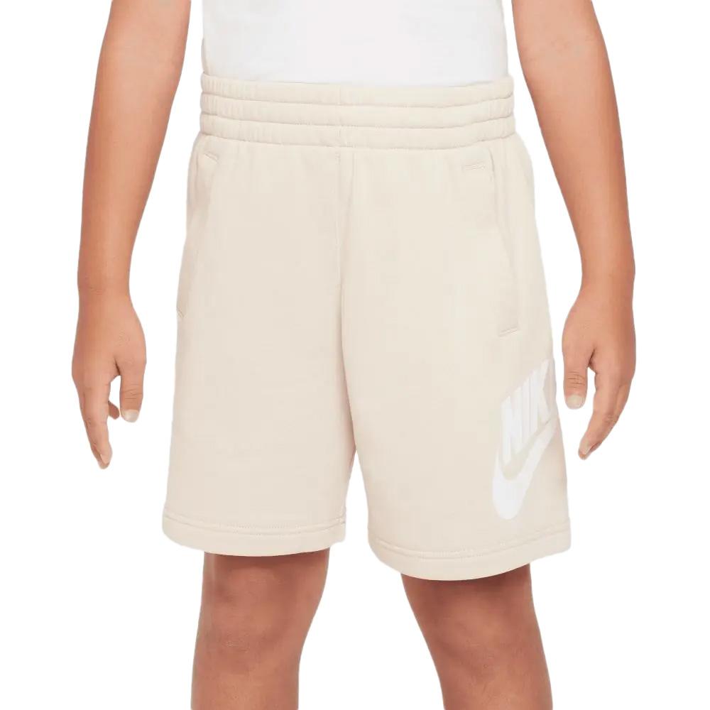 Short Beige Garçon Nike Club Short pas cher