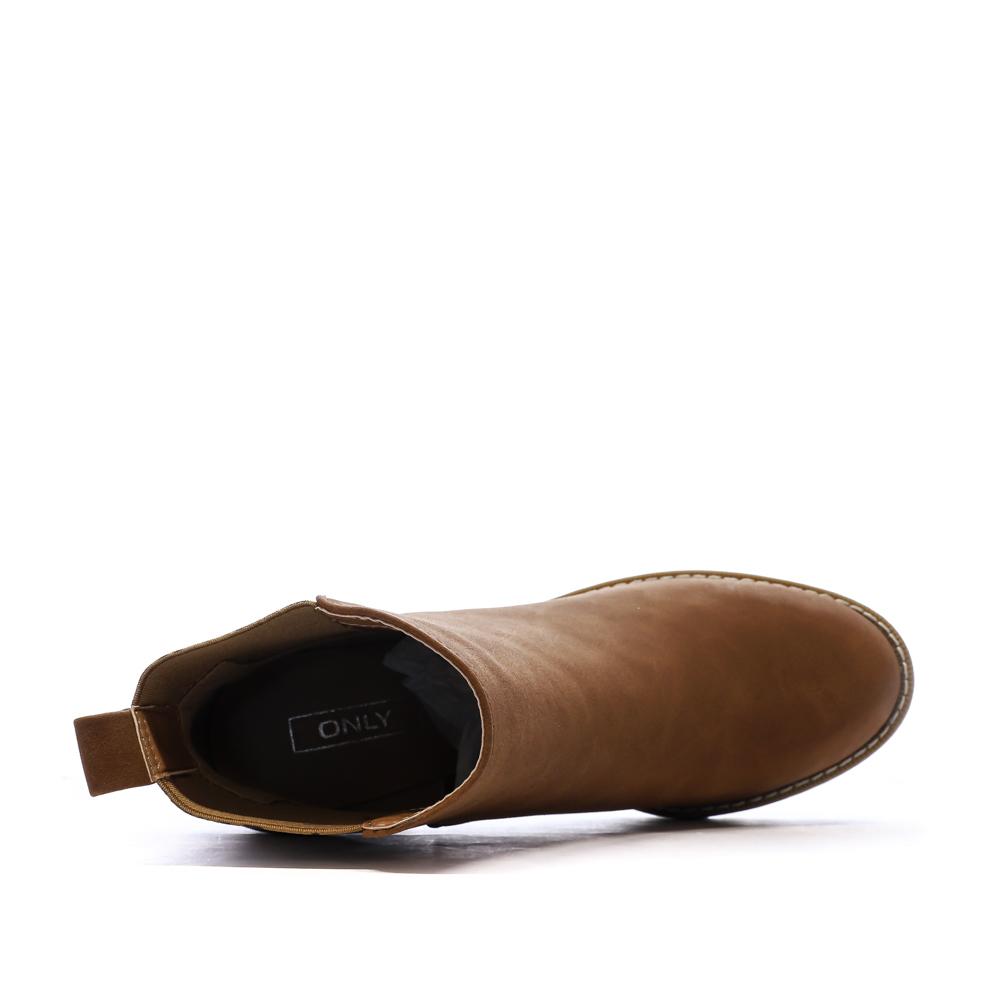 Braune Damenstiefeletten von Only mit Absatz Ansicht 4