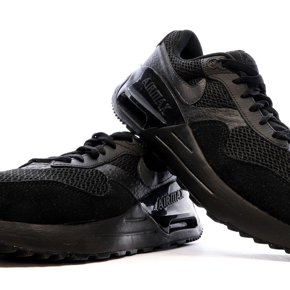 Baskets Noires Homme Nike Air Max Systm vue 7