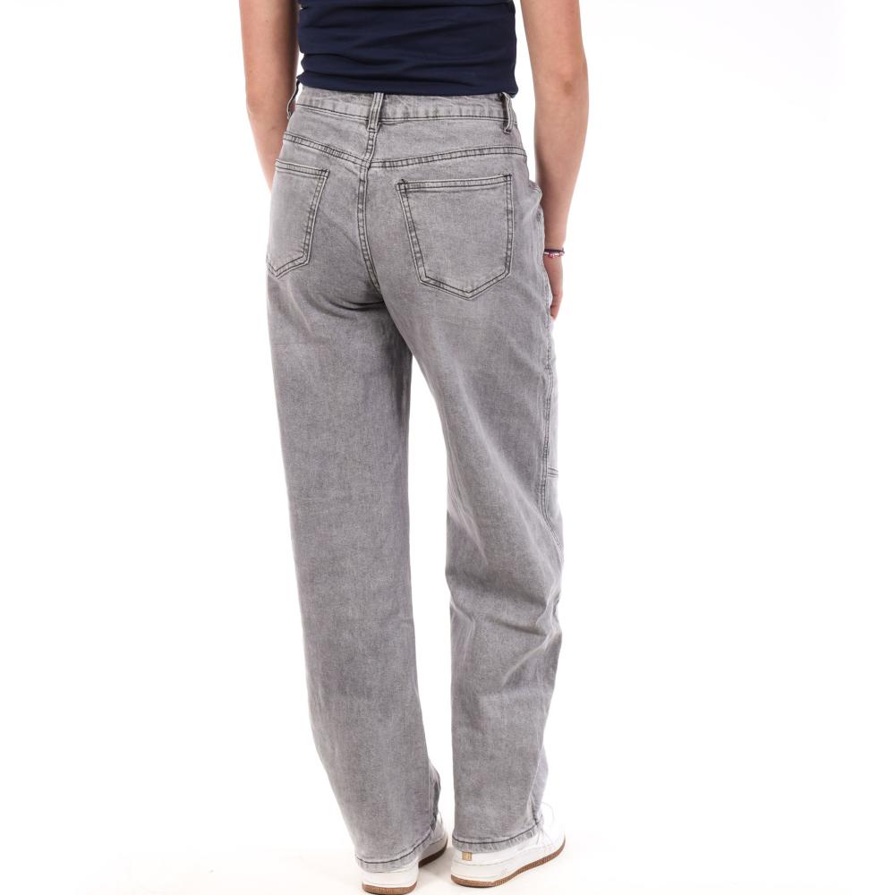 Jean Loose Gris Clair Femme Monday Premium 109 vue 2