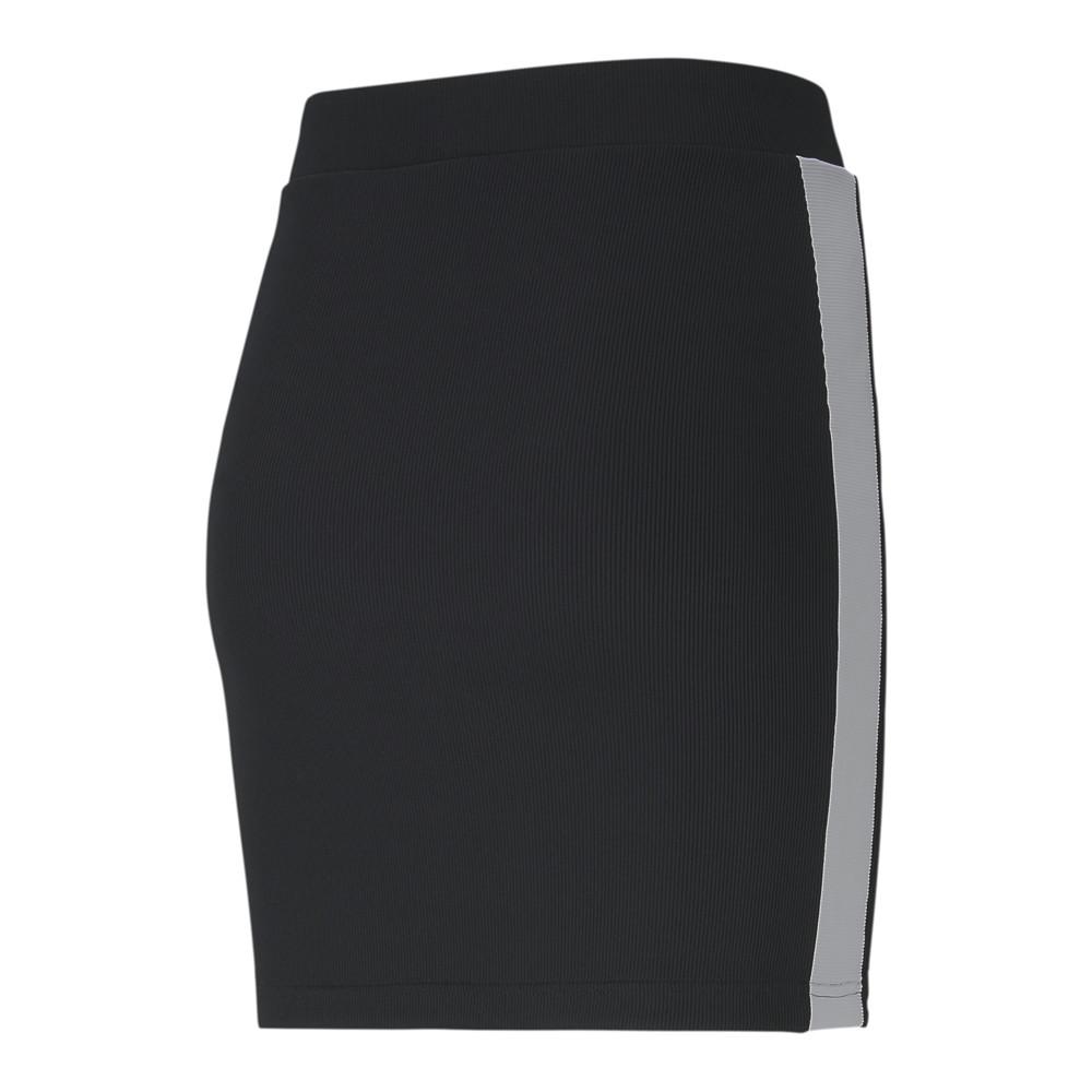 Jupe Noir Femme Puma Classics Ribbed vue 2