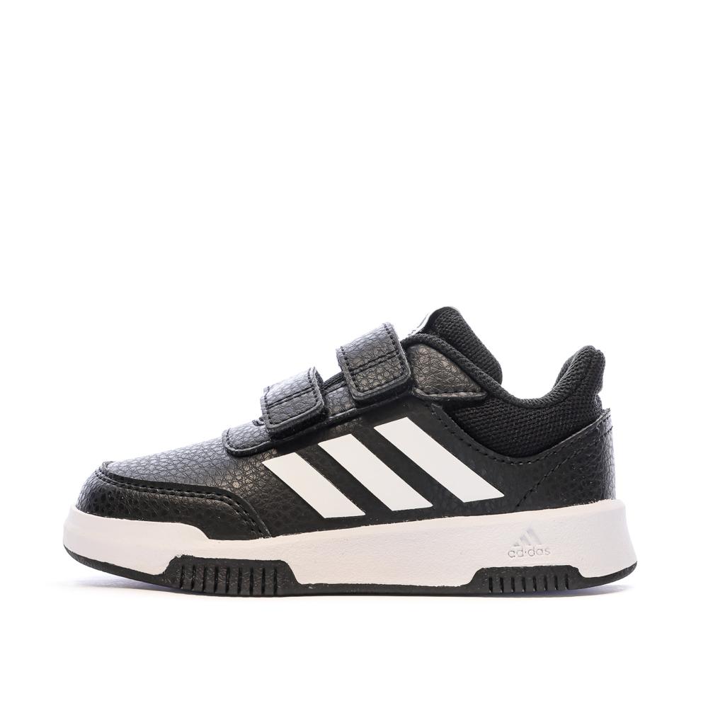 Baskets Blanches/Noires Garçon Adidas Tensaur pas cher