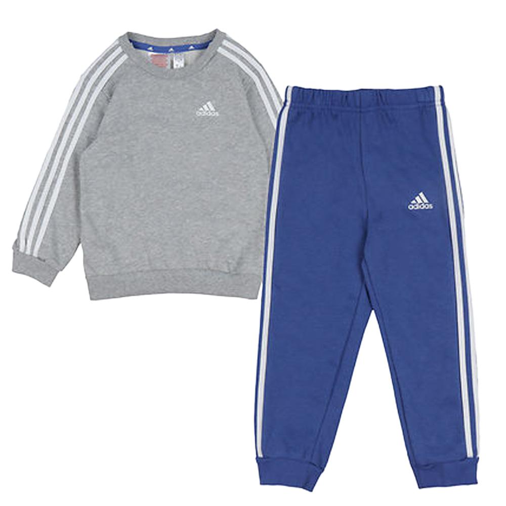 Survêtement Gris/Bleu Garçon Adidas IJ6338 pas cher