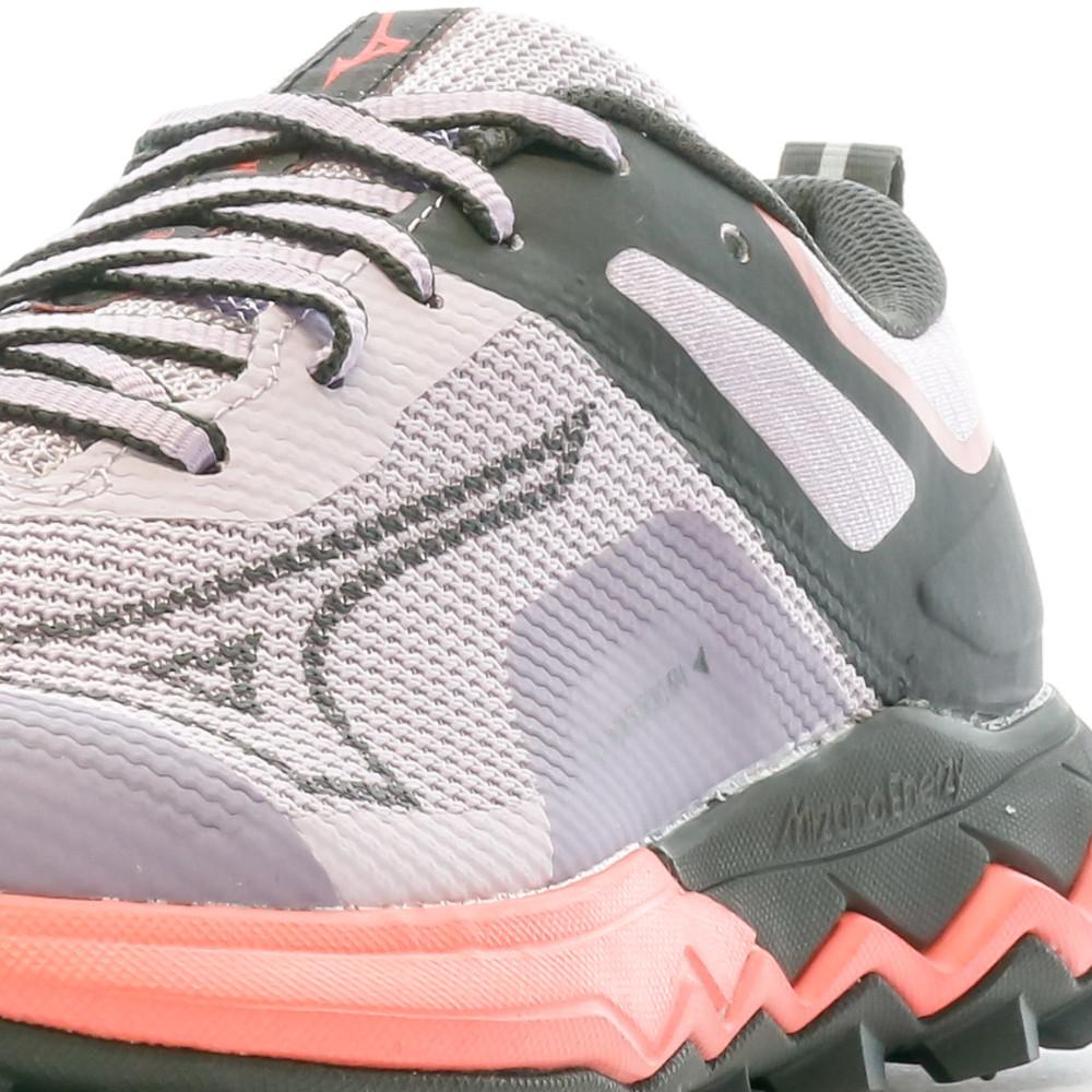 Chaussures de Trail Mauve Femme Mizuno Wave Ibuki vue 7