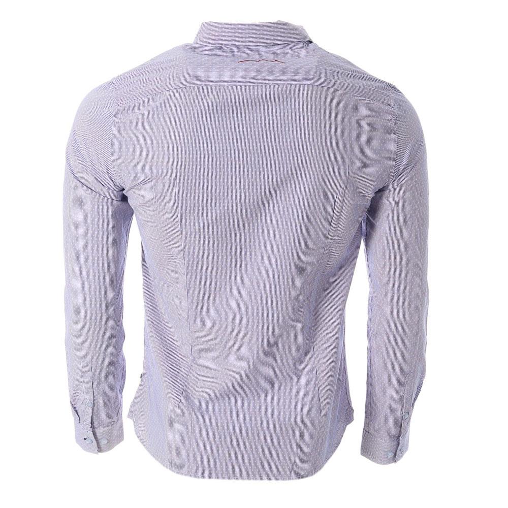 Chemises Blanc/Marine à Rayures Homme Teddy Smith Carton Ml vue 2
