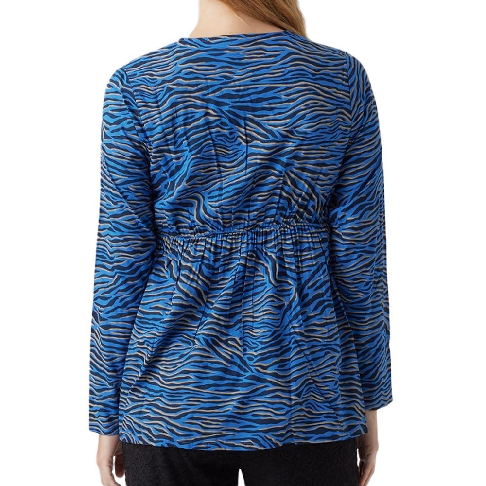 Blouse Bleu/Noir Femme Mamalicious Costa vue 2