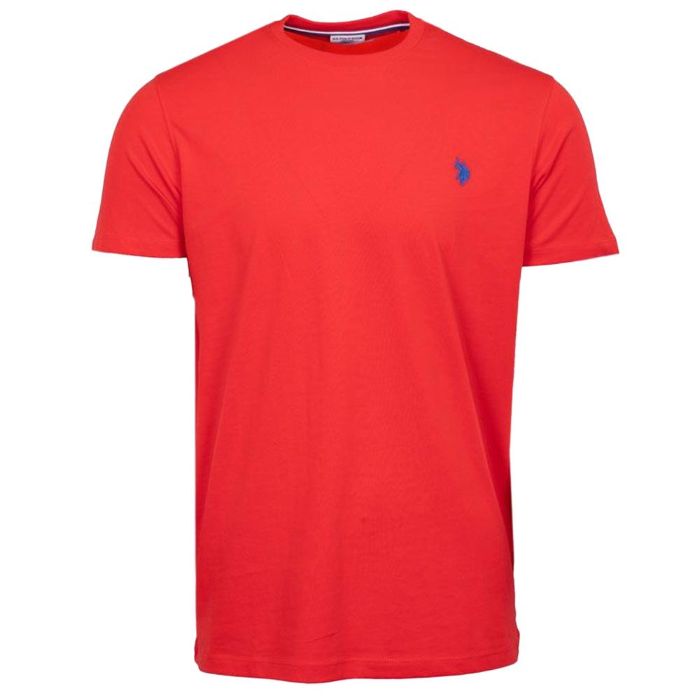 T-Shirt Rouge Homme US Polo ASSN Mick pas cher