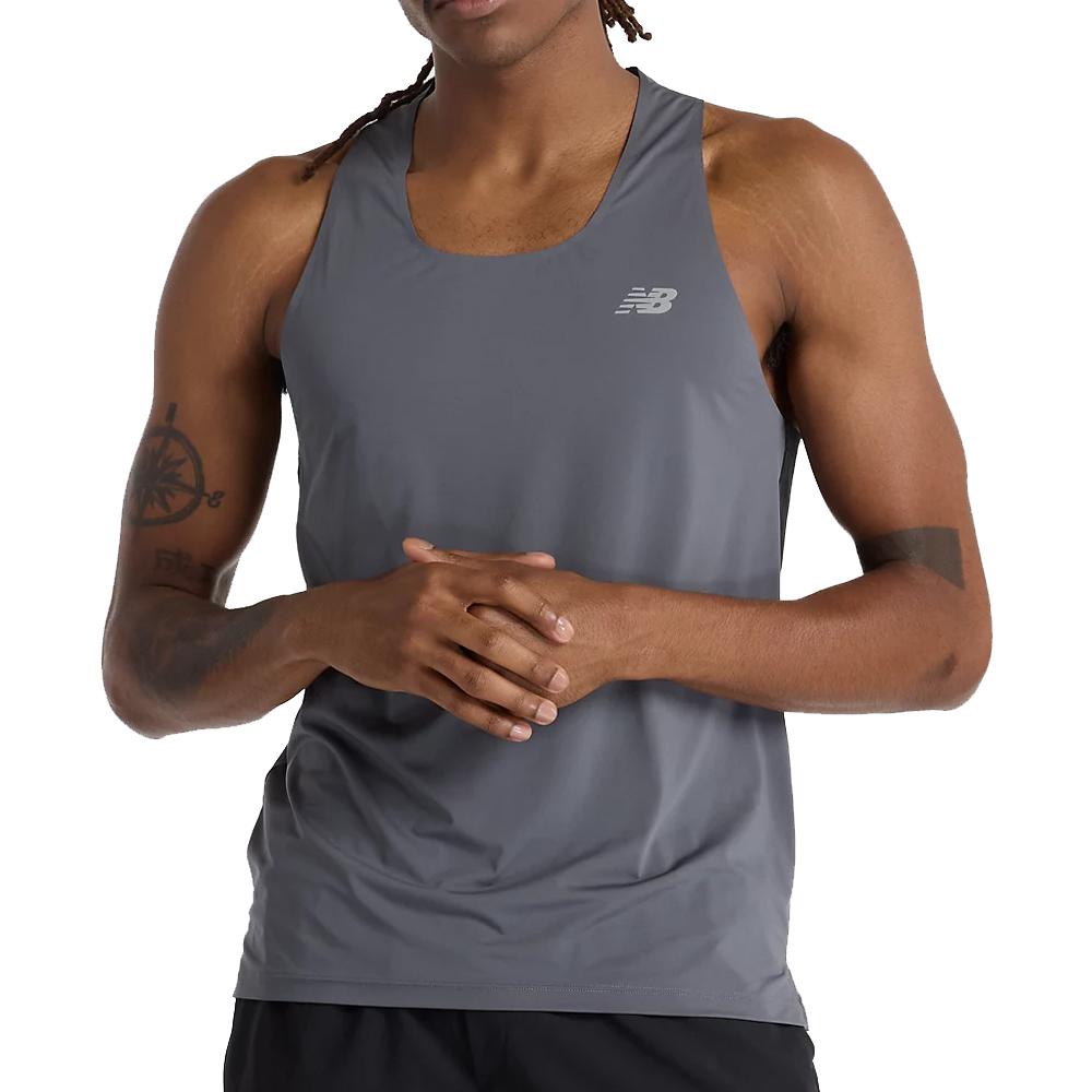 Débardeur Gris Homme New Balance Lightweight pas cher