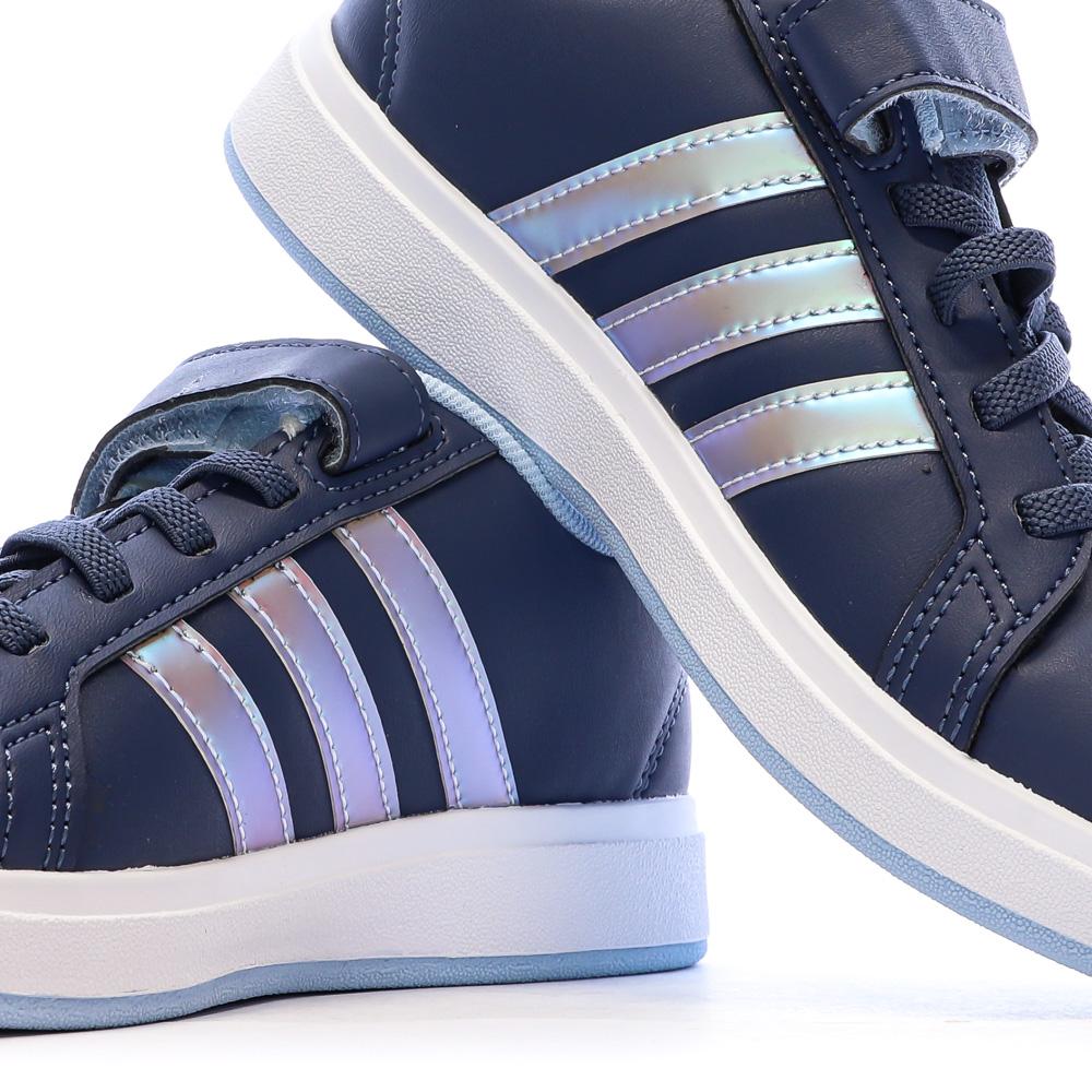 Baskets Marine Fille Adidas Grand Court 2.0 vue 7