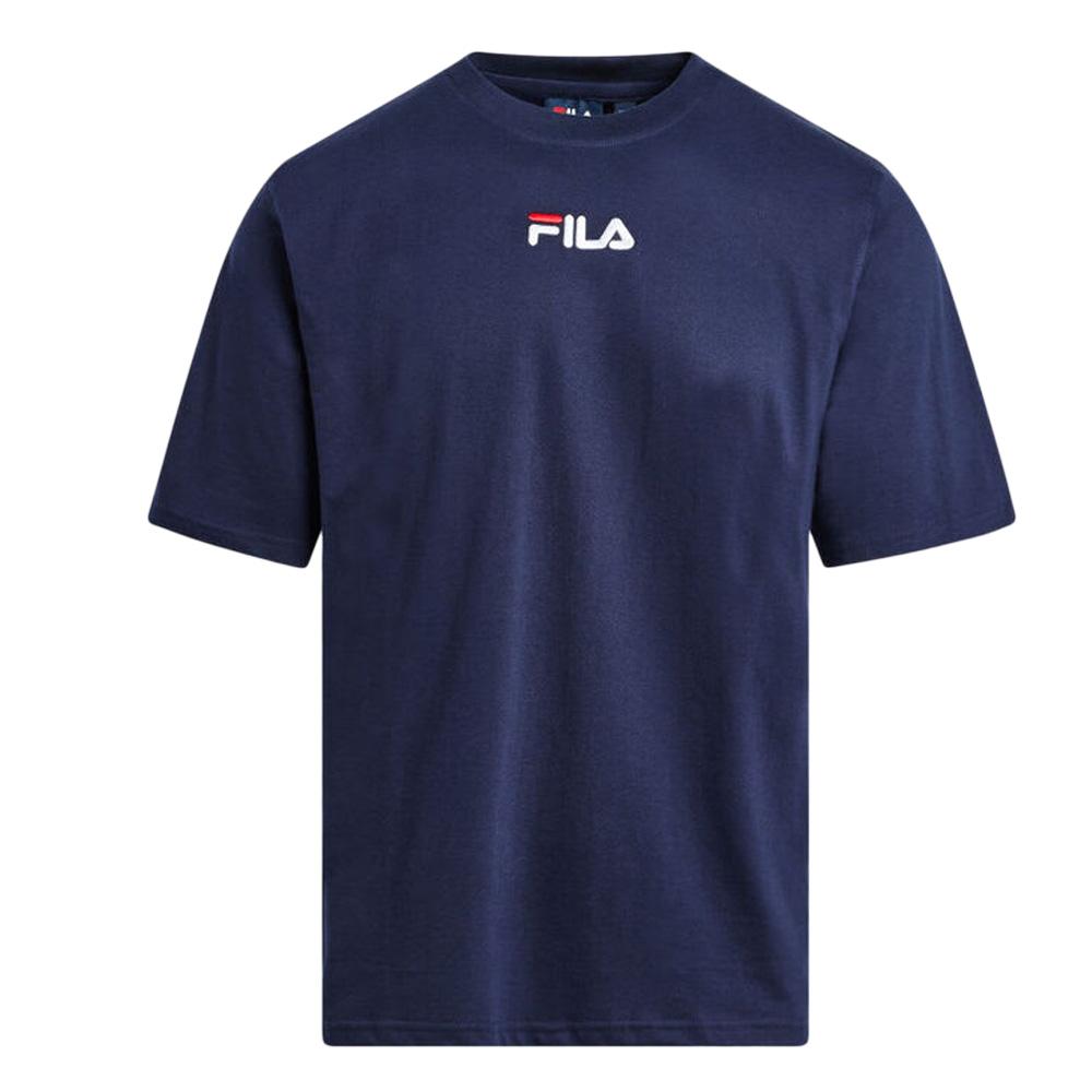 T-shirt Marine Homme Fila Embroidere pas cher