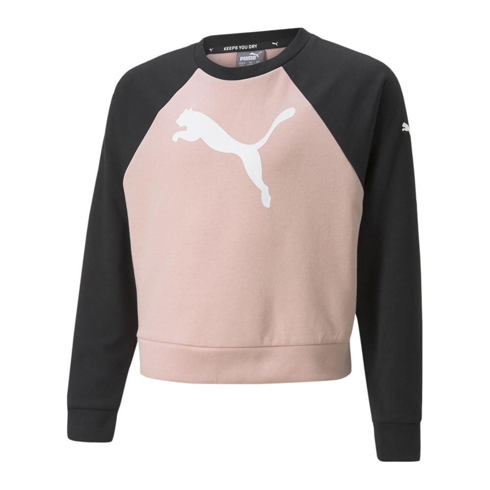 Sweat Rose/Noir Fille Puma Mdrn Spt pas cher