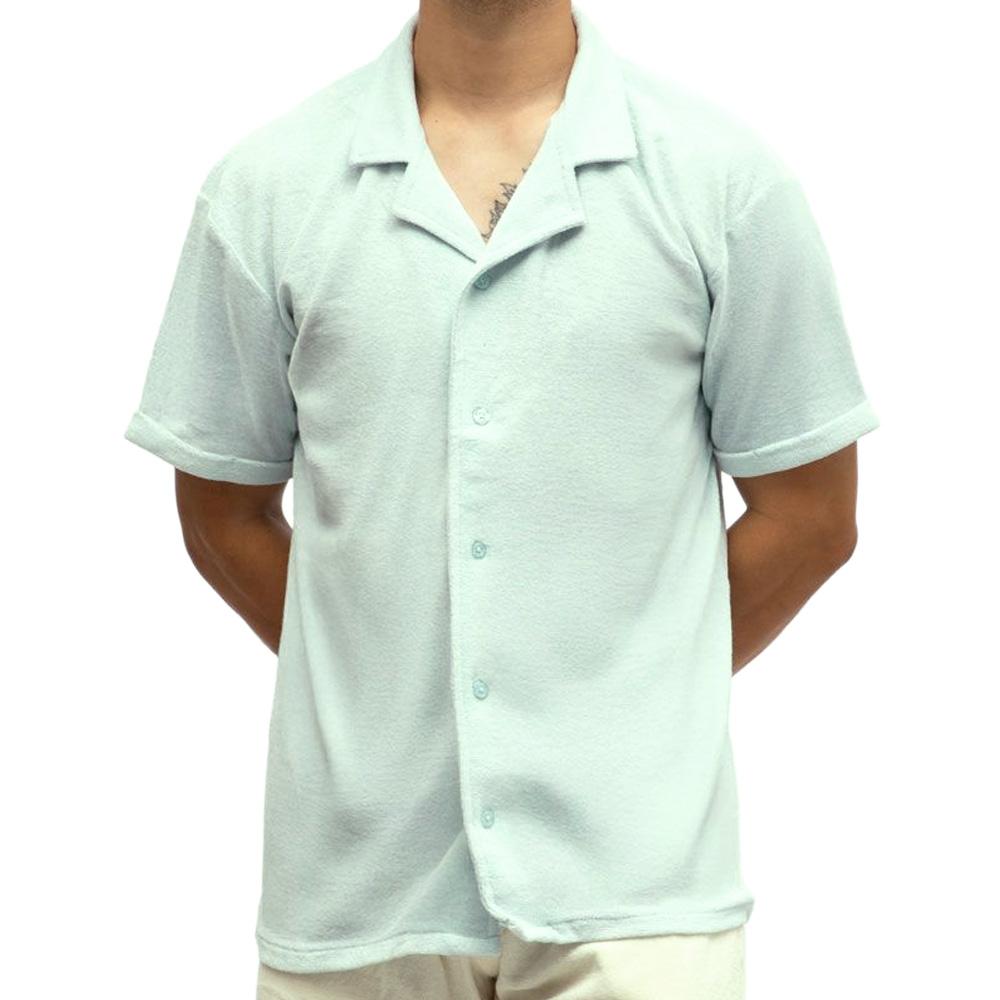 Chemise Verte Homme Paname Brothers CHARLY pas cher