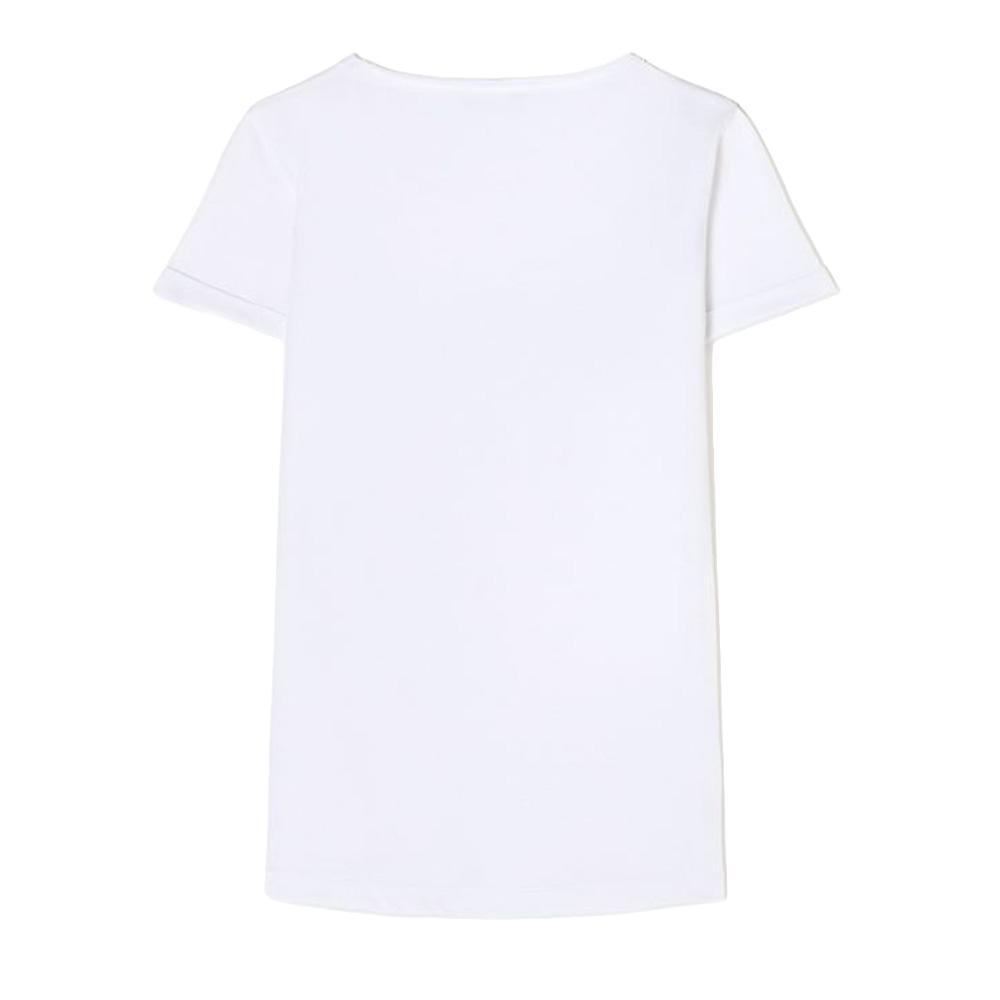 T-shirt Blanc/Jaune Fille Le Temps Des Cerises Fleurigi vue 2