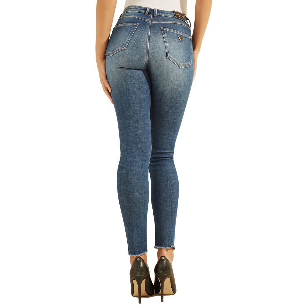 Jean Skinny Bleu Femme Guess 1981 Exposed vue 2