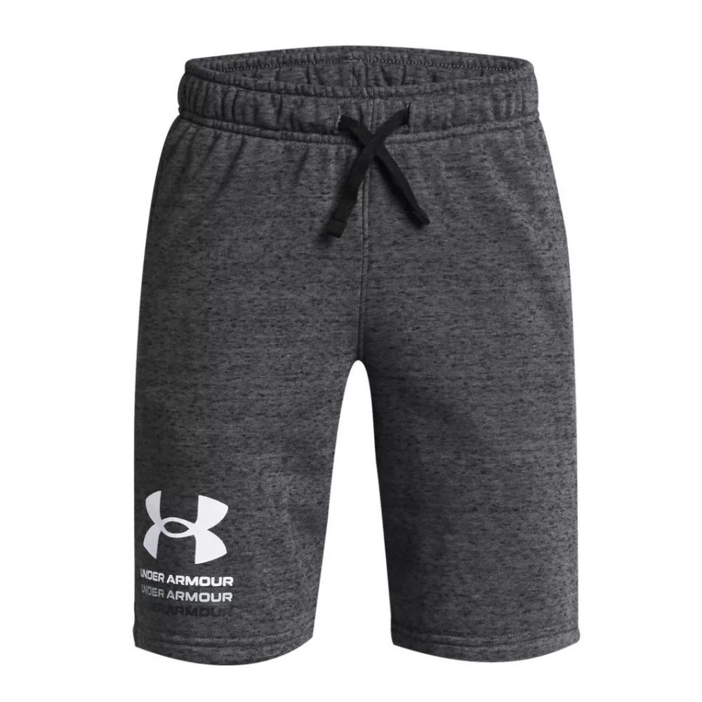 Short Gris Garçon Under Armour Rival Terry pas cher